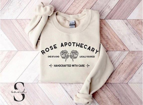 Rose Apothecary Sweater | Gildan Unisex Heavy Blend Crewneck Sweatshirt | Cozy, Schitts Creek Pullover for Men, Women, Teens