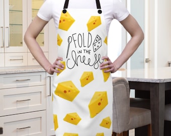 Fold In the Cheese Kitchen Apron | David, Moira Rose | Schitts Creek Gift