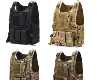 Tactical Scorpion Gear: Body Armor Plates Bearcat MOLLE Vest Carrier