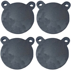 Tactical Scorpion Gear - AR500 Steel Four Laser Cut Shooting Target 4&quot; x 3/8&quot; Gong