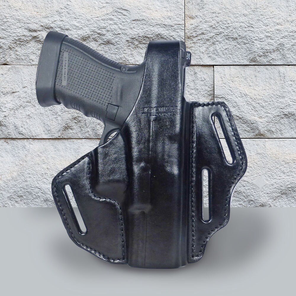 Tactical Scorpion Gear- 3 Slot Thumb Break OWB Leather Holster: Fits Taurus G3