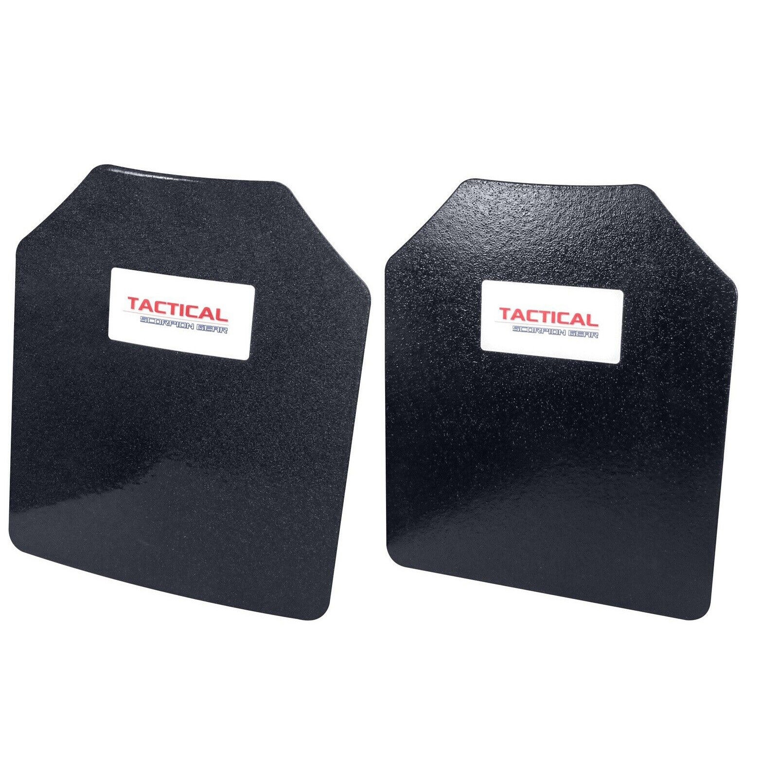 Tactical Scorpion Gear Level III AR500 Steel Body Armor 10x12 1 Curved + 1 Flat Coated - Quick Ship