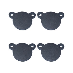 Tactical Scorpion Gear - AR500 Steel Four Laser Cut Shooting Targets 3&quot; x 3/8&quot; Gong