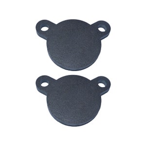 Tactical Scorpion Gear - AR500 Steel Two Laser Cut Shooting Targets 3&quot; x 3/8&quot; Gong