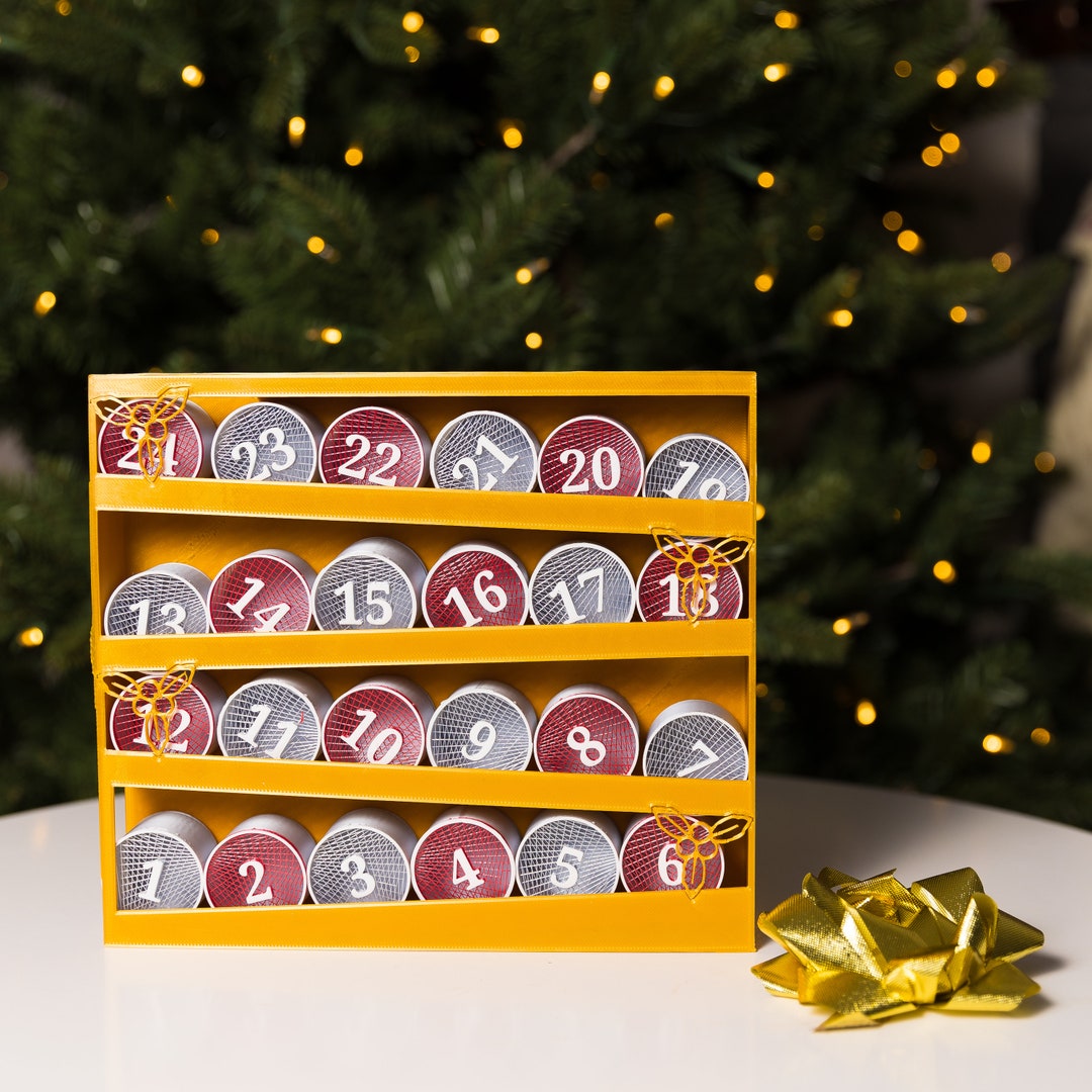 Unique Advent Calendar for Christmas, Advent Calendar for Adults, Wall