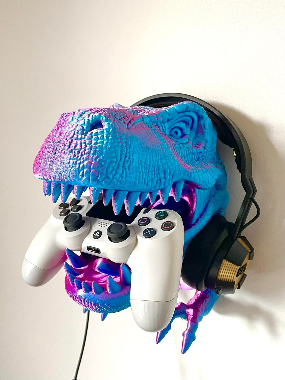 T-rex Wall Art, T-rex Wall Decor, Tech Accessories, T-rex Wall Mount, T ...