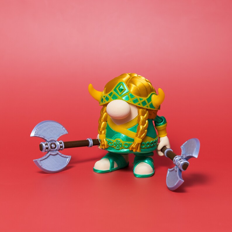 Set of 2 Vikings Figurines Scandinavian Figurines Vikings Etsy