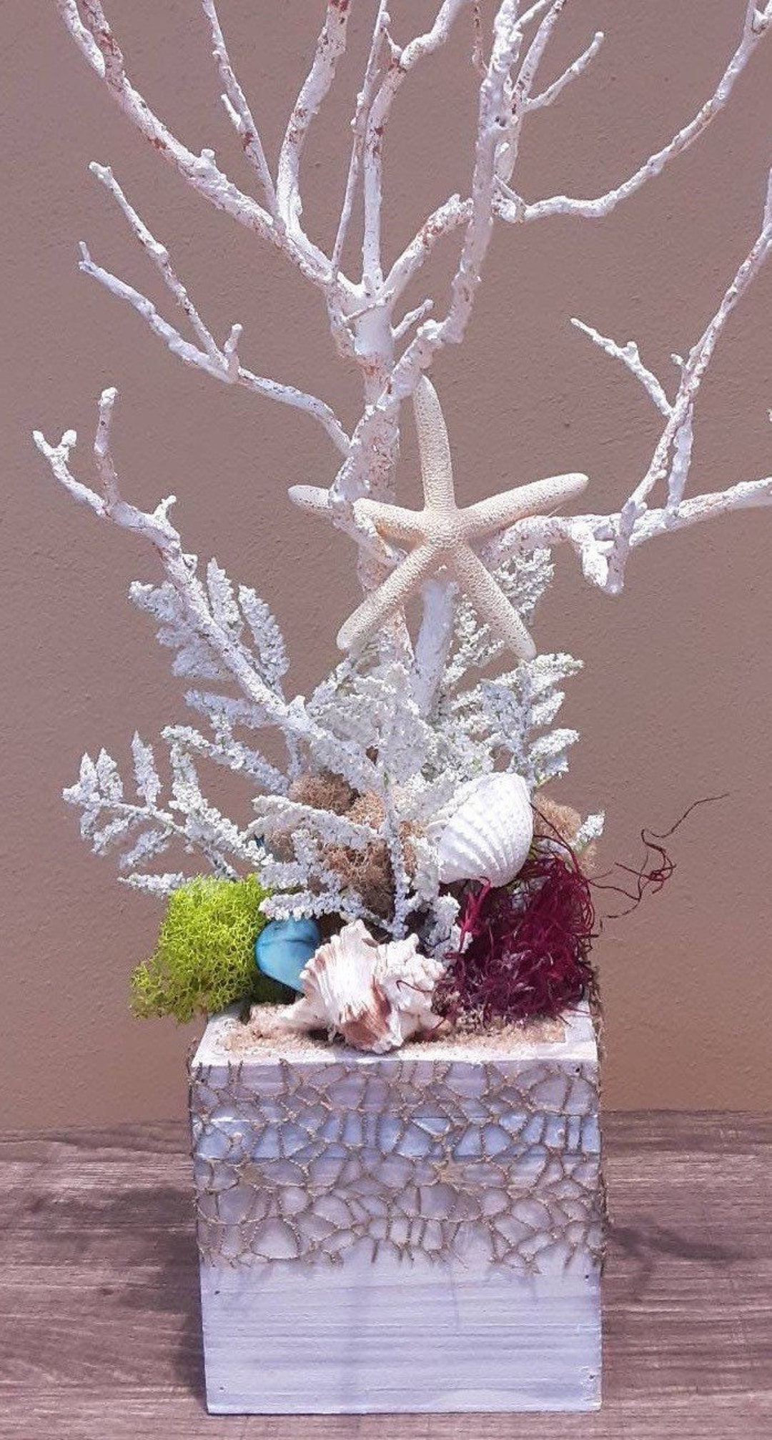 Coastal Centerpiece for the Home,beachy Table Decor,coastal Wedding