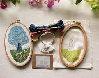 Anime Hand Embroidery Kit - DIY - Sophie from Howl's Moving Castle