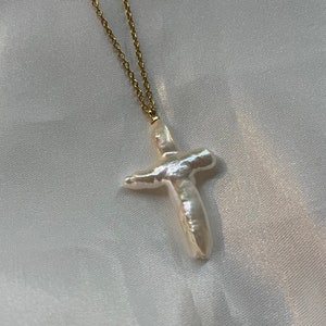 Pearl Cross Necklace