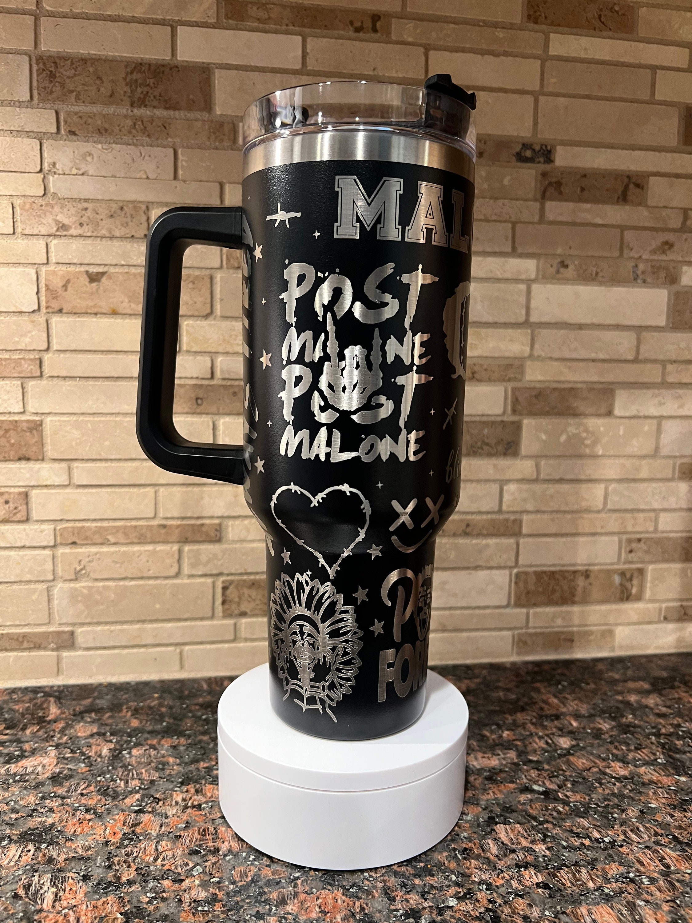 Post Malone 40oz Tumbler / Laser Engraved / Posty/ Music/ Gifts 