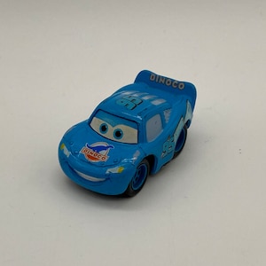 Disney Pixar Cars Micro Drifters Blue Lightning Mcqueen Car Toy Etsy