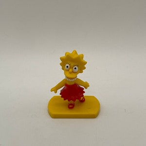 2003 Kellogg's The Simpsons Lisa Simpson Kolekcjonerska figurka płatków zbożowych - zabawka z postacią z kreskówki