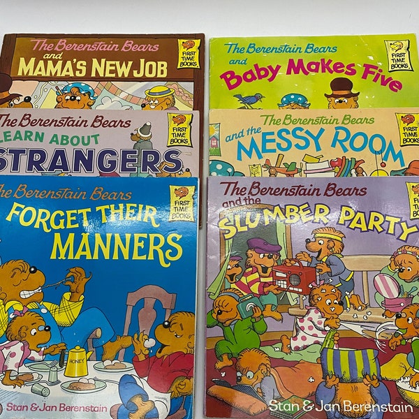 YOU CHOOSE- The Berenstain Bears Books 80s/90s Various Titles
