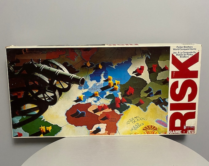 1975 Parker Brothers Risk Board Game Vintage Board Game Family Game