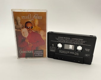 Stevie Wonder Characters Cassette Tape- Motown- 80s