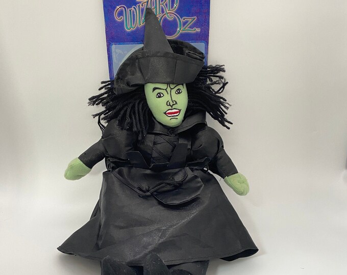 Nanco Sugar Loaf Wizard of Oz 'wicked Witch' Plush Doll Toy Wizard of