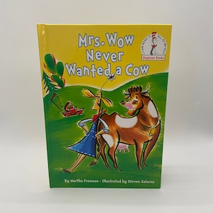 Vintage Dr. Seuss 'Mrs. 'Wow wollte nie eine Kuh' Hardcover Kinderbuch von Theo LeSieg