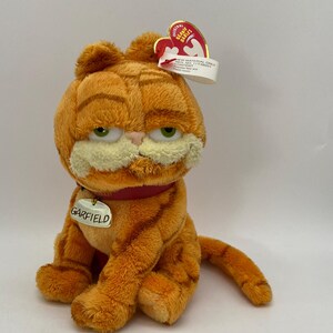 TY Beanie Baby Garfield Movie Plush: Vintage Cartoon Cat Collectible