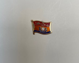 Happiness is a Cold Beer pin badge green can