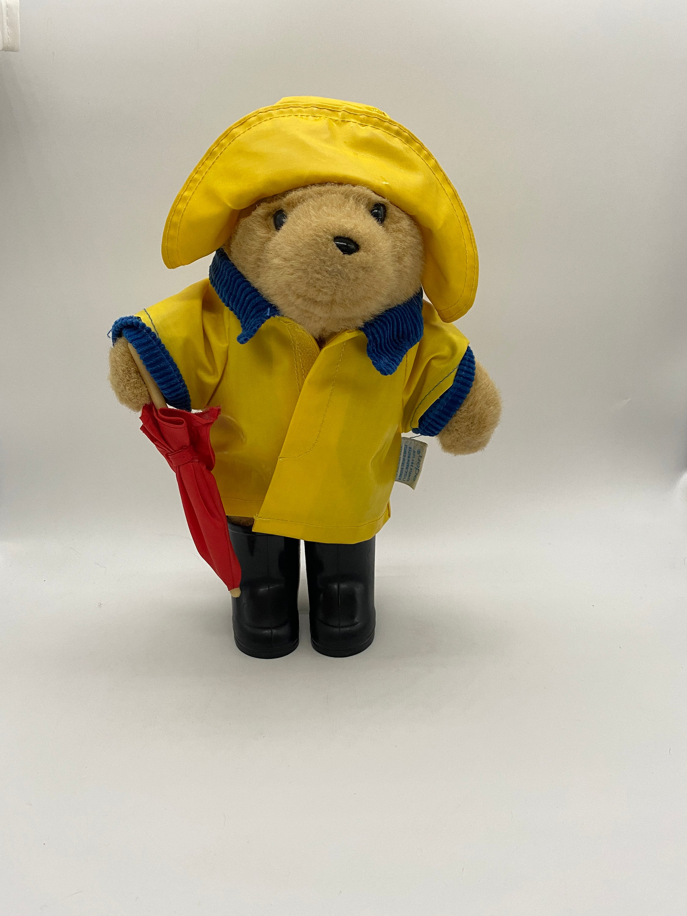Paddington Bear Dressed Plush Soft Toy Figure Yellow 