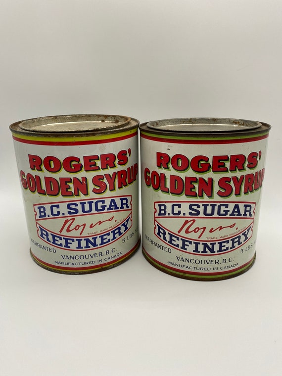 Vintage Tin Rogers Golden Syrup 5lb Tin Vintage Decor Etsy