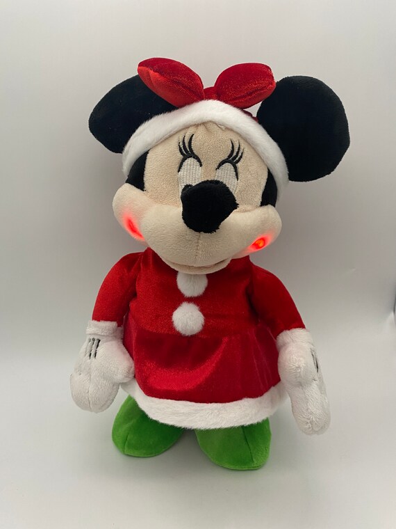 minnie mouse singing plush toy