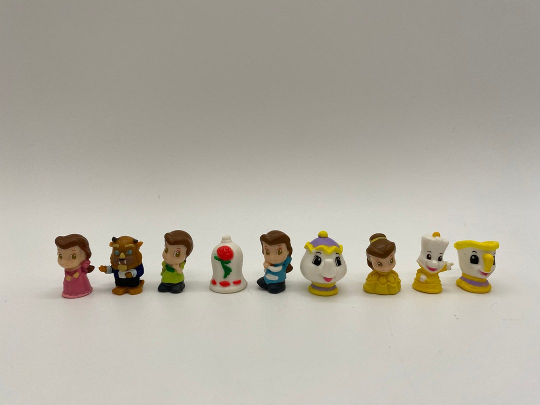 Squinkies Disney Beauty and the Beast Mini Figurine Toys Set Etsy