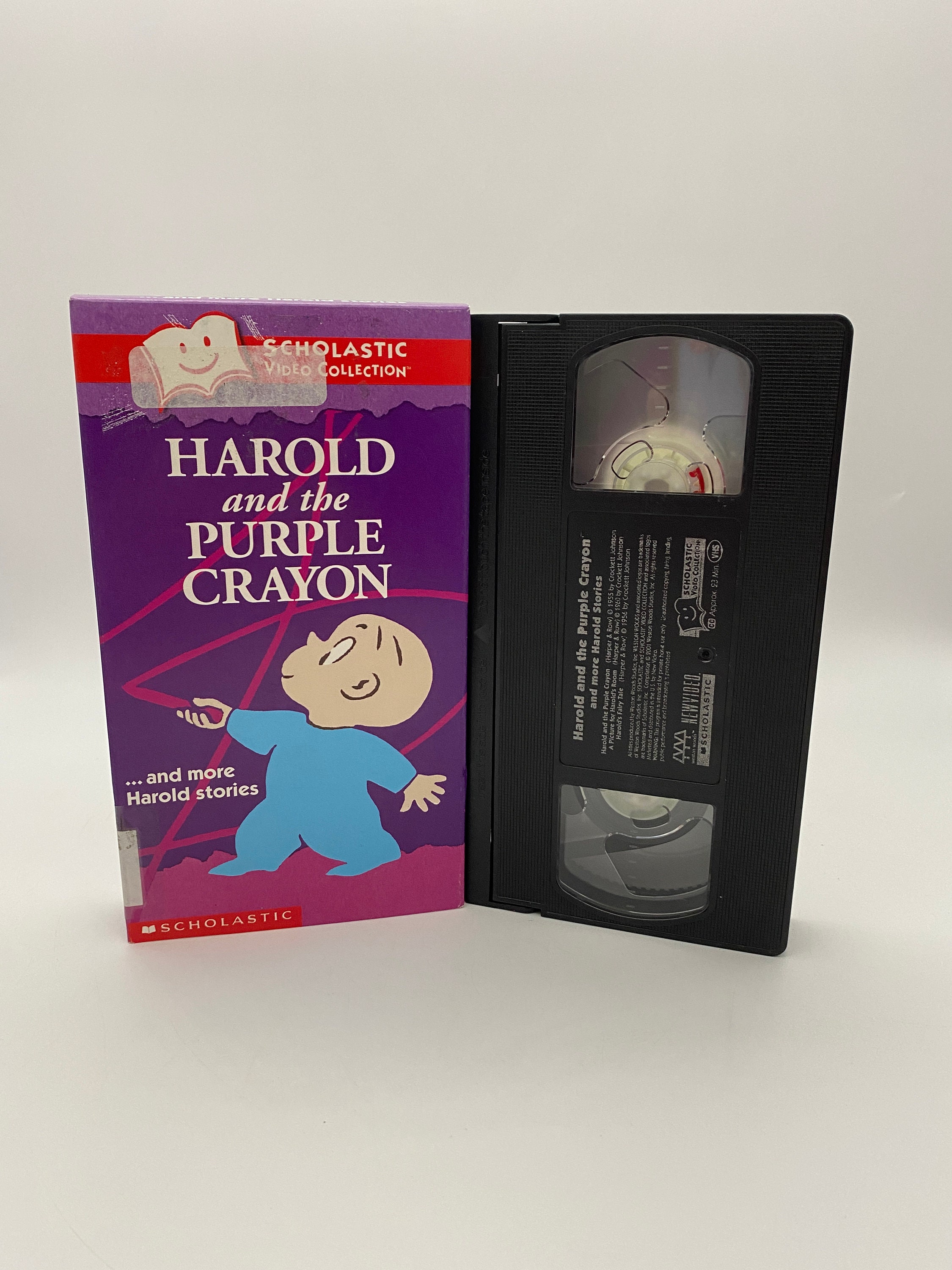 Scholastic Harold and the Purple Crayon VHS Tape pic