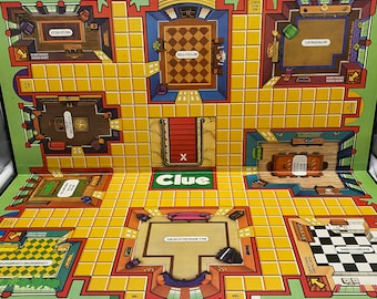 Replacement Parts 1986 Clue Board Game Board