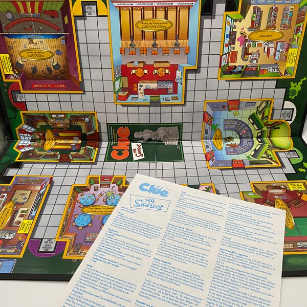 Clue Game Pieces Etsy