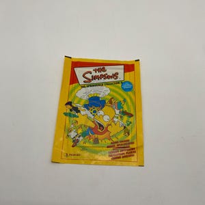 Verzegeld 2000 Panini Simpsons Springfield Collection II-stickerpakket - vintage cartoonmemorabilia