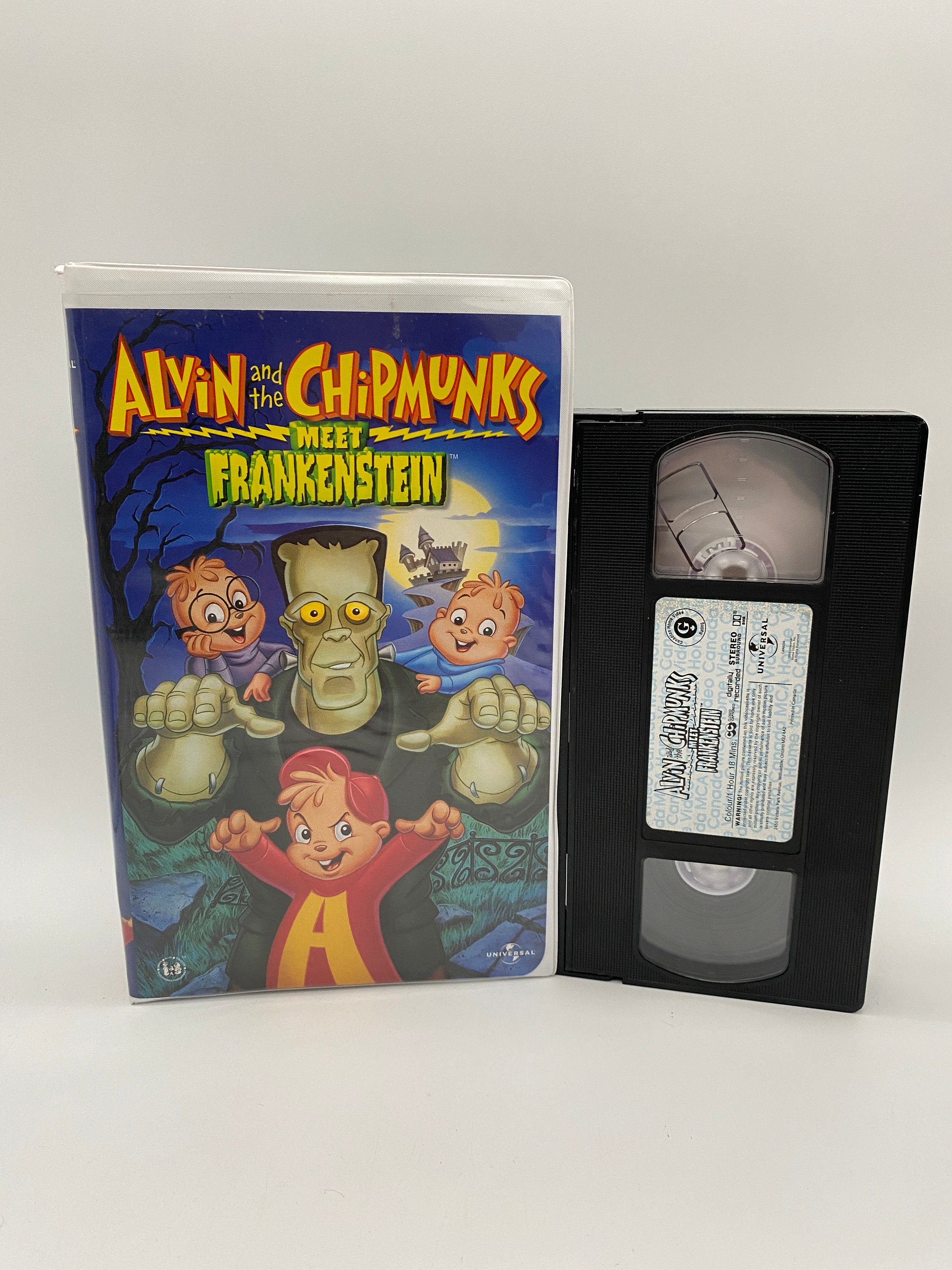 Alvin And The Chipmunks Lesbian Porn Comics - Alvin and the Chipmunks Meet Frankenstein VHS - Etsy