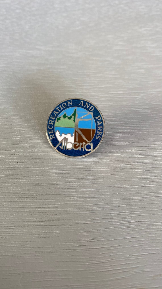 Alberta Recreation and Parks Pin- Vintage Lapel Pi