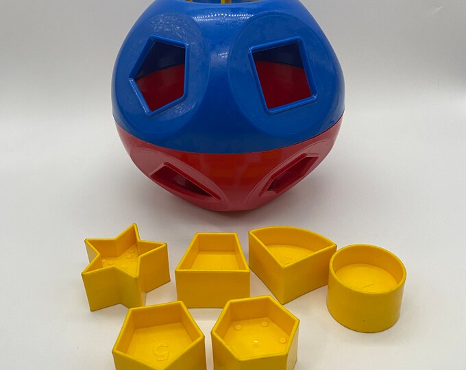 Vintage Tupperware Shapeo Ball Shape Sorter Etsy