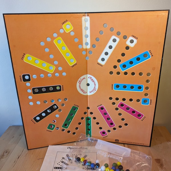 Vintage 1962 Aggravation Board Game Deluxe Party Edition- Family Game Night