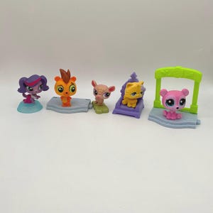 Vintage McDonald's Littlest Pet Shop Happy Meal Toys Collection - Hasbro LPS Animals for Kids