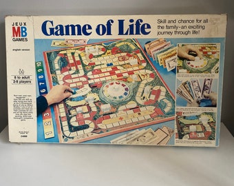 the game of life twists and turns milton bradley electric complete/board  games