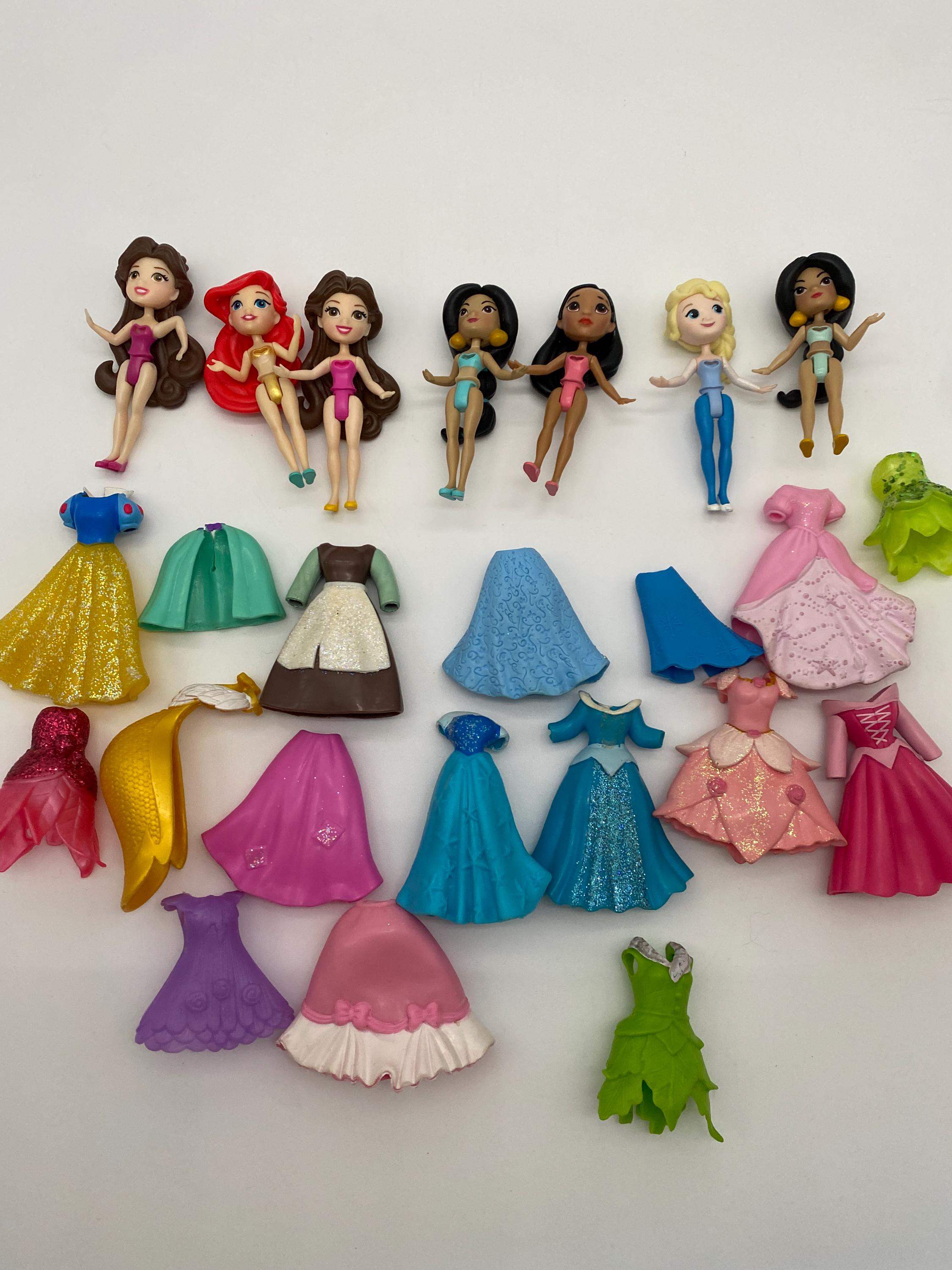 Disney Princess Little Kingdom Mixed Lot of Dolls and Clothing
