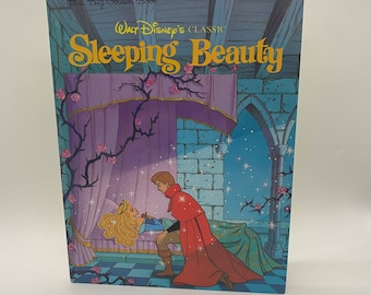 1986 Big Golden Book Walt Disney Classic Sleeping Beauty Book