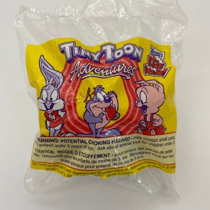 Zabawka wirująca Dizzy Devil z 1998 r. - kolekcjonerska kolekcja posiłków dla dzieci Tiny Toon Adventures Wendy's