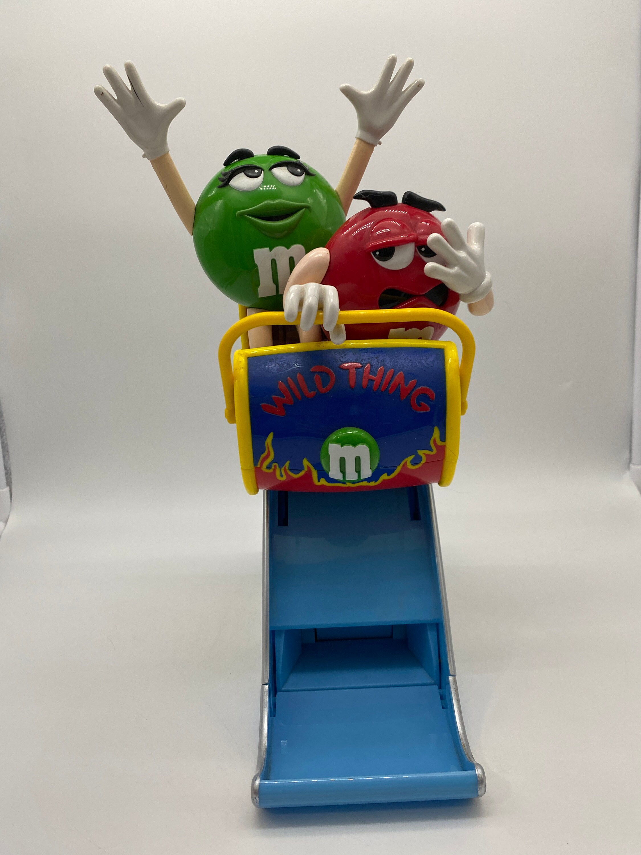M&M's Wild Thing Roller Coaster M&M Candy Dispenser Green