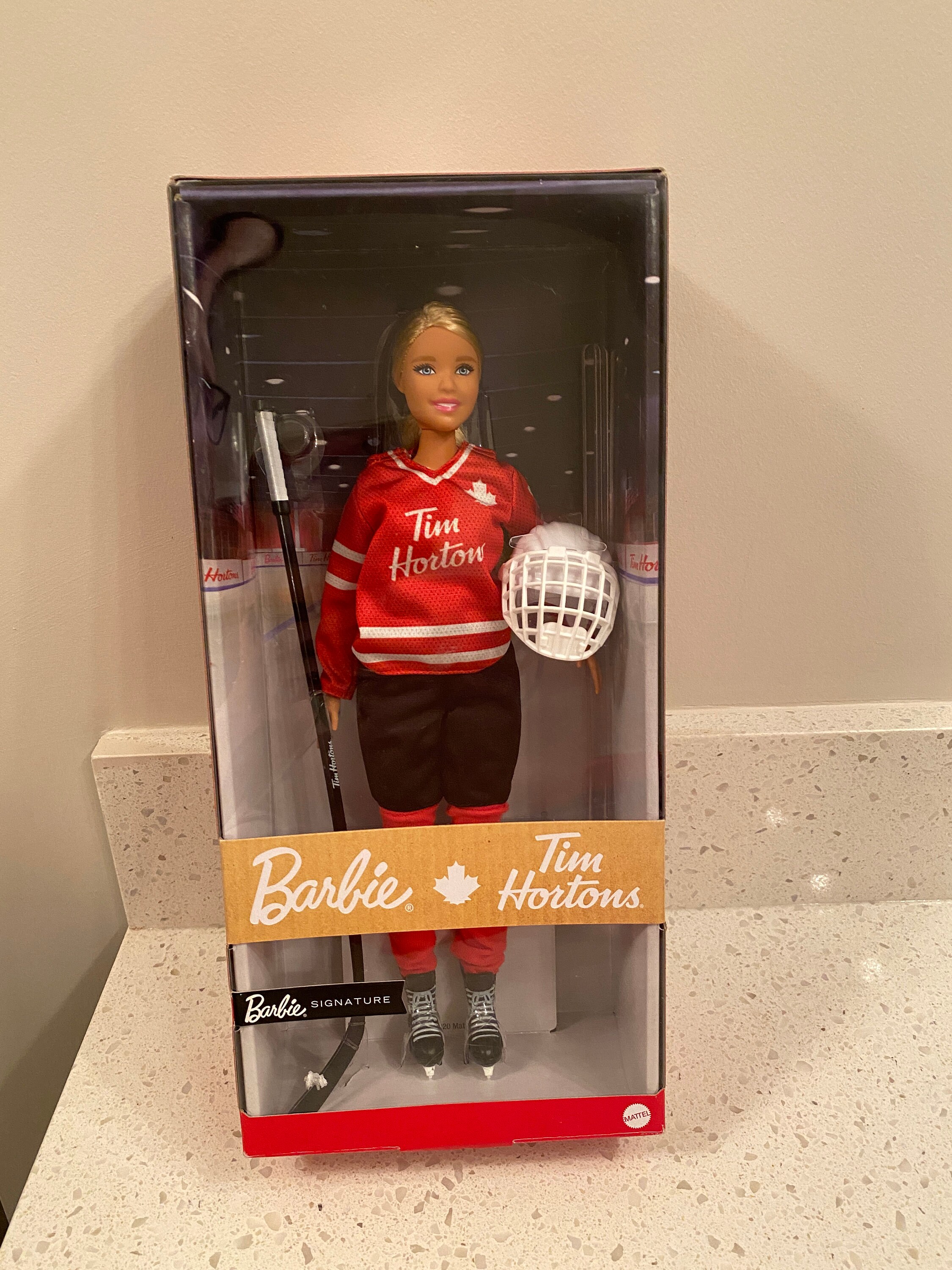 Mattel Barbie 2020 Tim Hortons Hockey Player Barbie Sealed