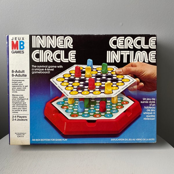 Vintage 1981 Inner Circle by Milton Bradley- Family Game Night