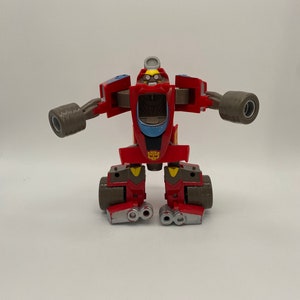 2003 Playskool Transformers Go-Bots Speed Bot 2 Racing Car Action Figure dla przedszkolaków