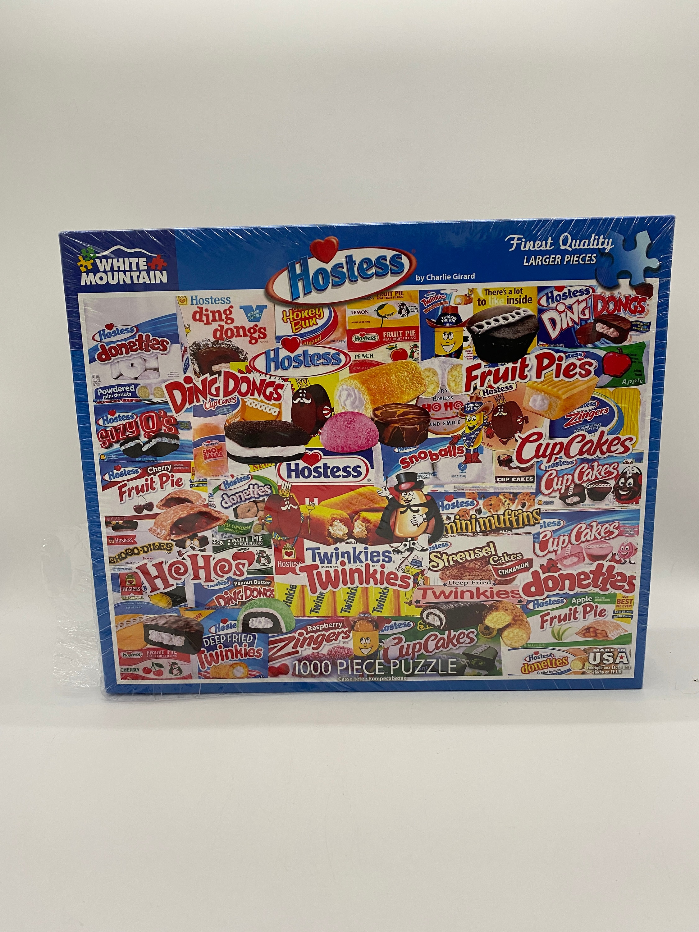 1000 Piece Jigsaw Puzzle - Foods We Loved – White Mountain Puzzles