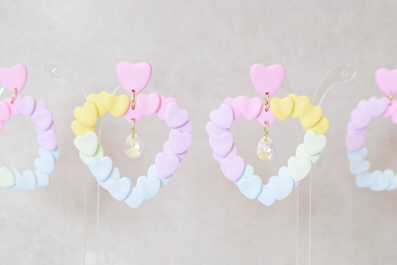 Rainbow Heart Earring Collection image 2