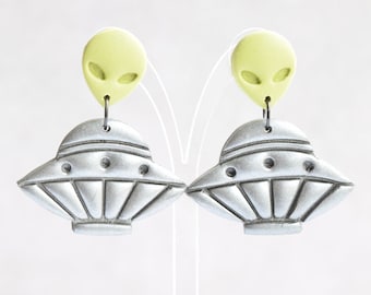 UFO Alien Earring