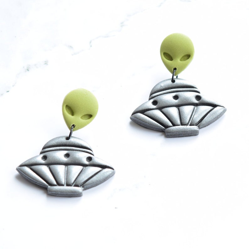 UFO Alien Earring image 2