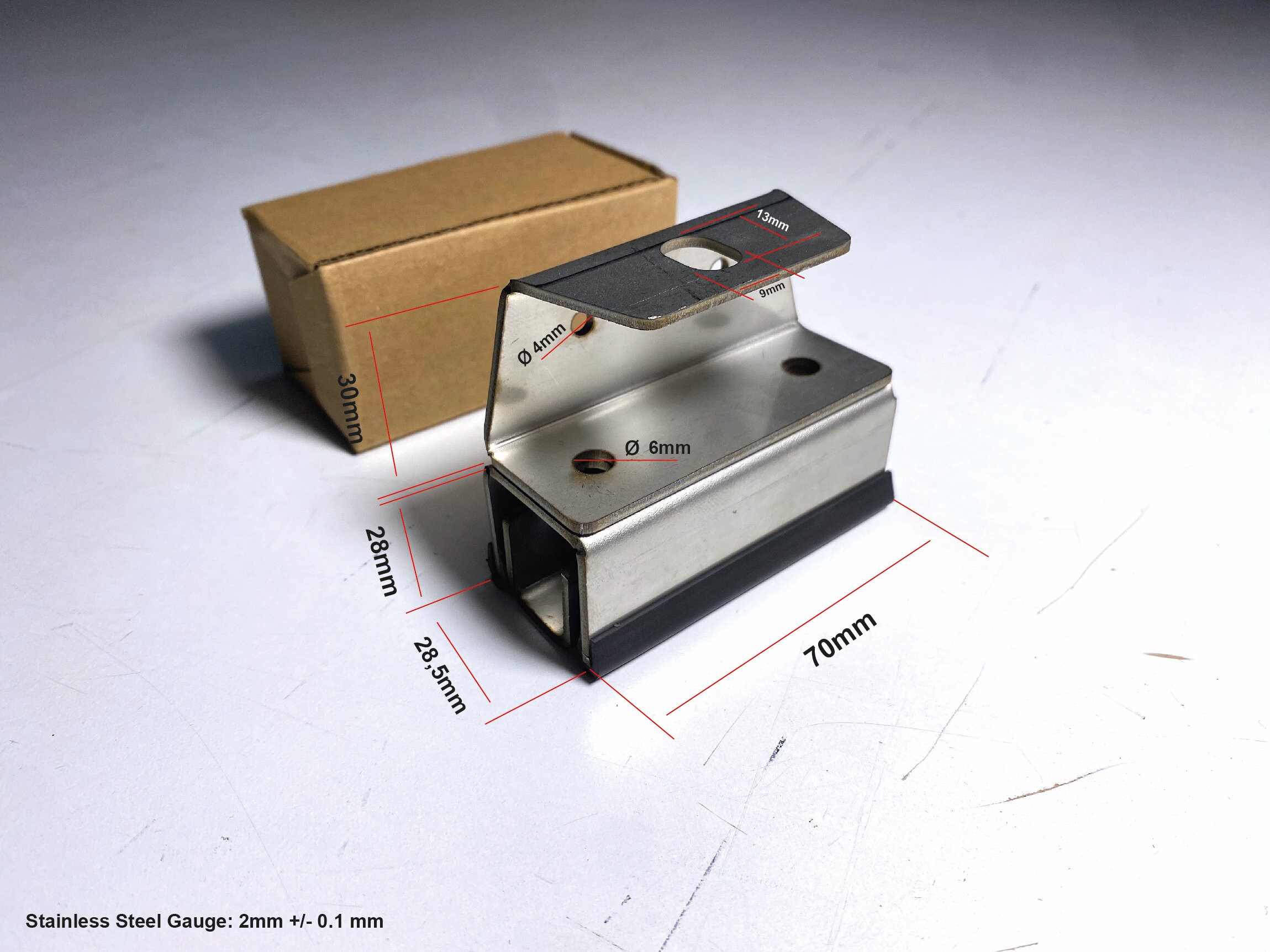 Kit De Montagem De Rack De Teto De Van, 4 Unidades, Suportes